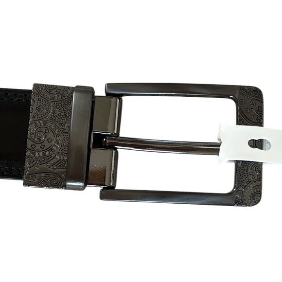 Robert Graham Reversible Brown/Black Leather Belt, Size 42, NWT